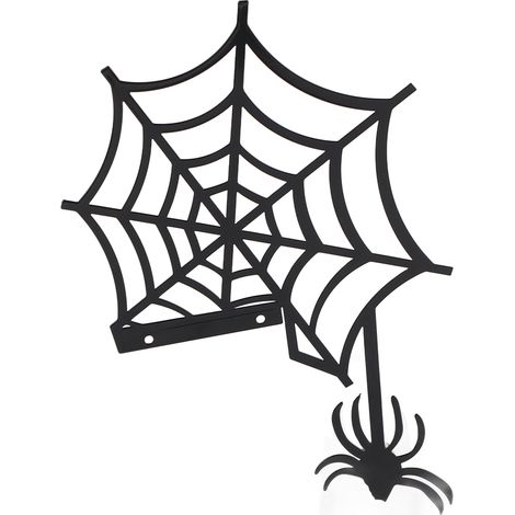 Halloween-Türeckschild aus Holz mit folgender Darstellung (1/4)