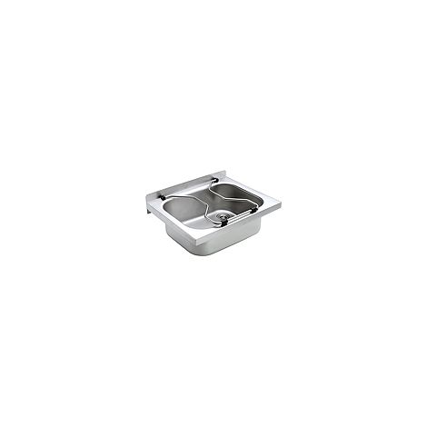 Évier utilitaire KWC Sirius 420x170x320 avec grille rabattable et robinet de colonne montante 6/4".