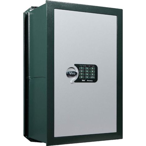 Viro  Privacy Elettronica, Cassaforte con Scheda Elettronica, da Incasso, Completamente in Acciaio, 555x350x250 mm (1/4)