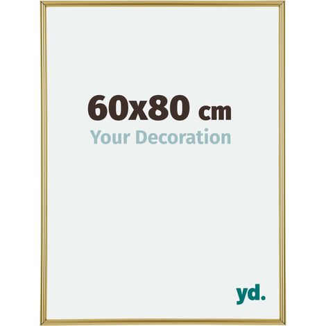 yd. - Cadre photo 60x80 - Or - Plastique - Annecy