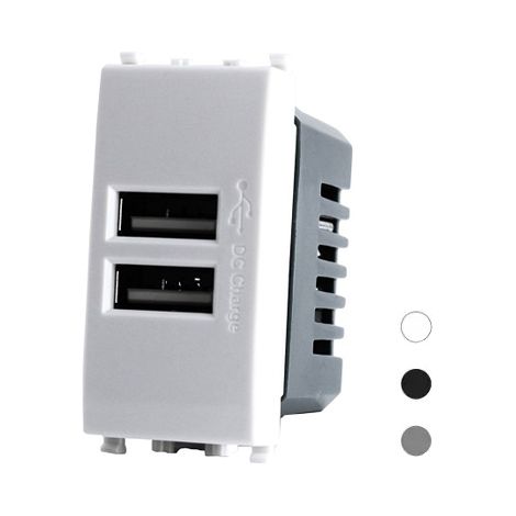 Frutti bianco compatibili con vimar plana Interruttori prese pulsanti USB Doppio