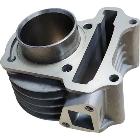 Motorcycle cylinder replacement parts compatible with GY6-60 60CC 4-stroke cylinder piston (44mm bore).