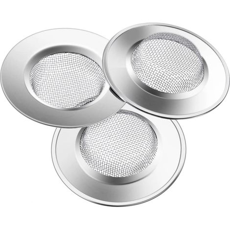 Piezas De MINKUROW, Colador De Fregadero, Colador De Drenaje De Acero Inoxidable De 3 ", Previene La Obstrucción De Desechos Para Fregadero De Cocina, Bañera, Bañeras (1/5)