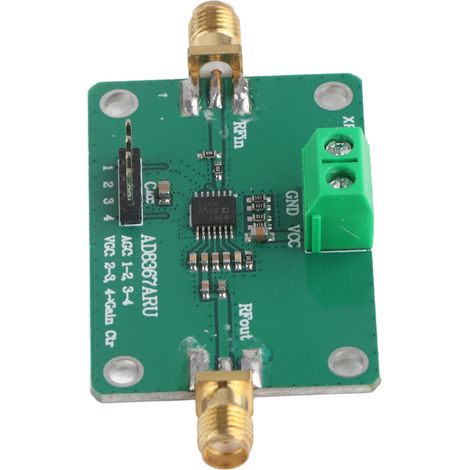 Amplificateur FI à contrôle automatique de gain, 0,1 à 500 MHz, amplificateur de fréquence intermédiaire pour récepteur 2,7–5,5 V (1/5)