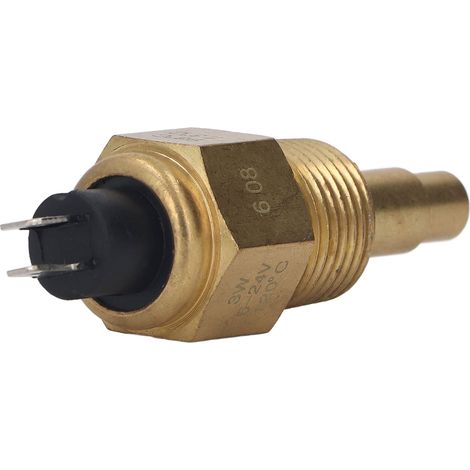 Capteur de température d'huile/d'eau pour moteur diesel, transducteur de température de liquide de refroidissement, filetage 1/2NPT, 6-24V NPT1/2
