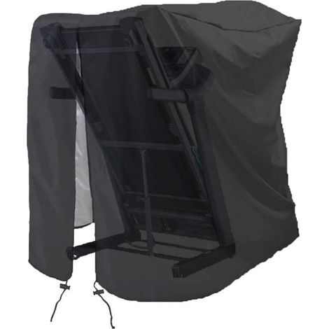 Housse de tapis roulant Housse pliable avec fermeture éclair, protection anti-poussière pour tapis roulant d'entraînement.