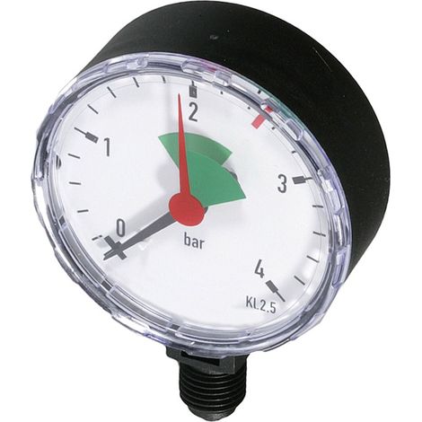 Resideo Manometro MF 126 0-4 bar, 63 mm, attacco inferiore G 1/4, MF126-A4