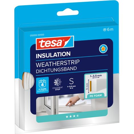 tesa STANDARD 05559-00100-00 Dichtband tesamoll® Weiß (L x B) 6 m x 9 mm 1 St. (1/3)
