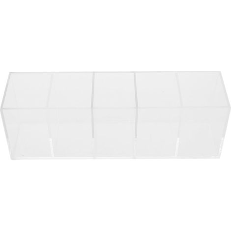 Stifthalter aus Acryl mit Aufbewahrungsfächern für Make Up