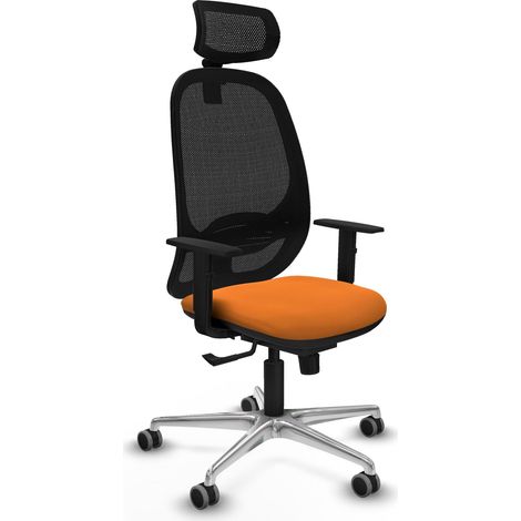 Chaise de bureau piqueras y crespo Cilanco noir cuir synthétique (1/2)
