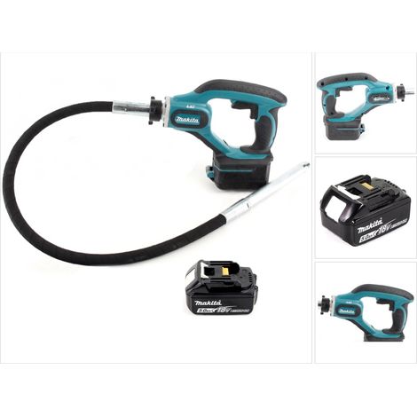 Compattatore a batteria Makita DVR 450 T1 18V + 1x batteria 5,0 Ah - senza caricabatterie (1/5)