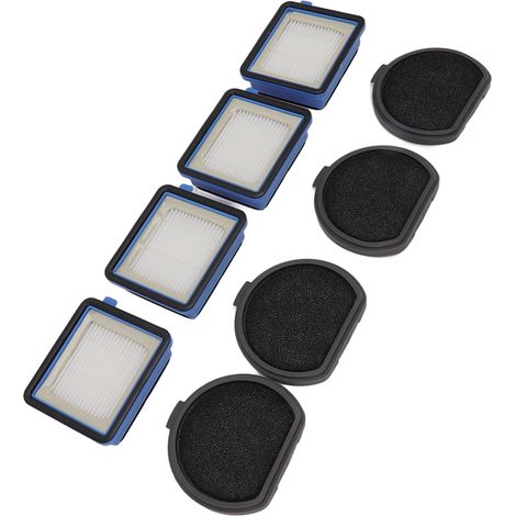 Kit de 4 filtres de rechange pour aspirateur Electrolux PF91 5EBF, PF91 5BTF et PF91 6BWF. (1/5)