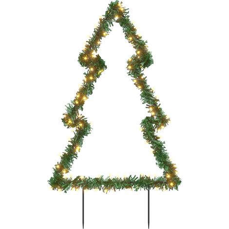 Décoration lumineuse arbre de Noël avec piquets 115 LED 90 cm (1/5)