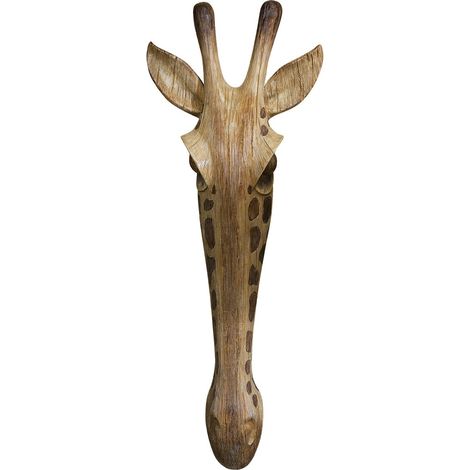 Design Toscano QS91811 Scultura Murale Maschera Animale della Savana, Giraffa, Multicolore (1/3)