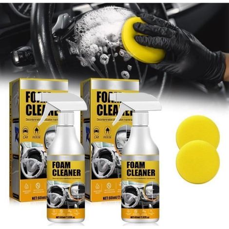 Nettoyant en Mousse Multi-Usages, Nettoyage Voiture Interieur, Spray Kit de Détachage Puissant Intéri PRODUIT NETTOYAGE MULTI-USAGE (1/5)