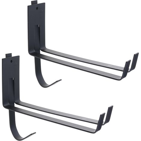 Lot de 2 supports muraux pour planche de surf - Rangement intérieur - Pour longboards et shortboard - Support mural pour planche de surf (1/5)