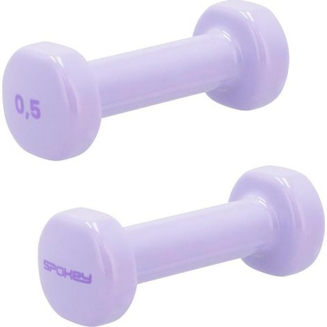 Vinyl-Hantelset 2x0,5kg Form lila