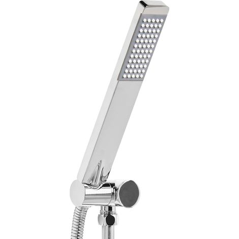 Soffione doccia classico moderno rettangolare 1 modalità di spruzzo Metallo Argento Chilapa (1/5)