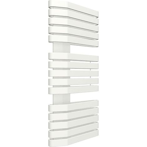 Sèche-serviette électrique blanc de 1120mm de haut et 600mm de large - 1000 Watt - IRO1120/600SSOAE8B