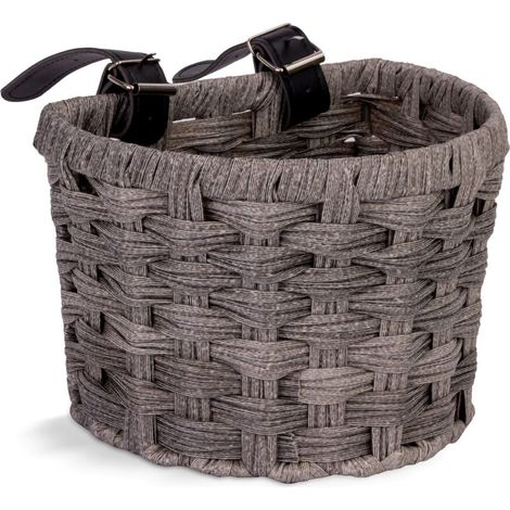 Cesta para bicicleta infantil, para bicicletas juveniles, correas de cuero trenzado, 16, 20 y 24 pulgadas.