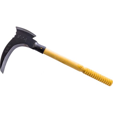 Général Acier au Manganèse Tondeuse Faucille Métal Durable Outil de Coupe Ménage Agricole Outils Multifonctionnel Double Faucheuse pour Outils de Jardin (A) (1/5)