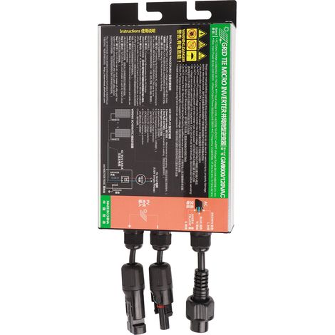 Solar-Mikrowechselrichter, netzgekoppelt, MPPT-gesteuerter Sinus-Wechselrichter, 120 V Wechselstrom, 600 W (1/5)