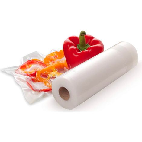 Set 2 Rotoli Sacchetti Goffrati Universali Per Sottovuoto 30x600cm