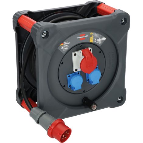 Brennenstuhl Profi Kabeltrommel Cube KD 3200 C1 30 m - 9222300110 (1/5)