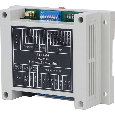 Kit de module émetteur de télécommande bidirectionnel 8CH433M avec retour d'information point à point, 12 V CC (1/5)