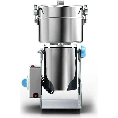 Moulin à Céréales Électrique 800g Moulin à Grains 3500W  Broyeur Ultrafin en Acier Inox avec Moteur Commercial&Protection Surcharge