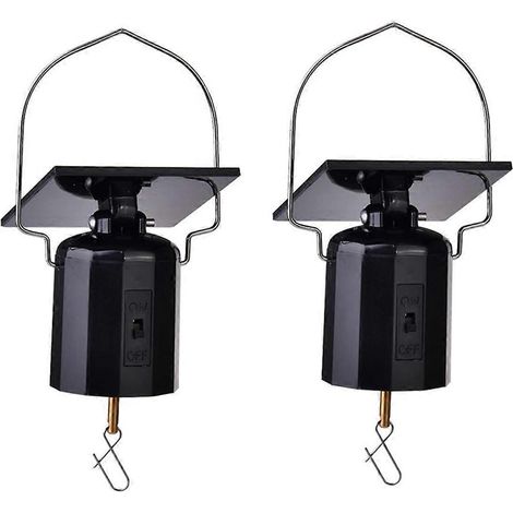 Moteur rotatif solaire pour éolienne de jardin ou terrasse extérieure --- (1/5)