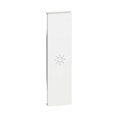 BTICINO KW01A Cover con simbolo luce Cover con simbolo luce. Per art. K4001, K4003, K4004, K4004L, K4005, K4034 - 1 modulo, Bianco
