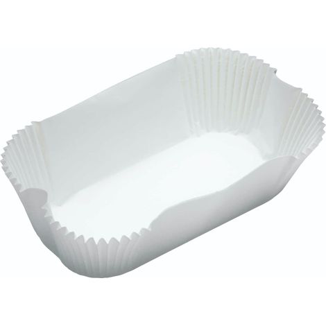 Revestimiento para hogazas de pan (paquete de 40), de KitchenCraft, aluminio, Blanco, 16.5 x 8.5 cm