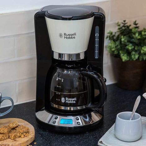 Caffettiera programmabile Russell Colours Plus crema 1,25 L (1/5)