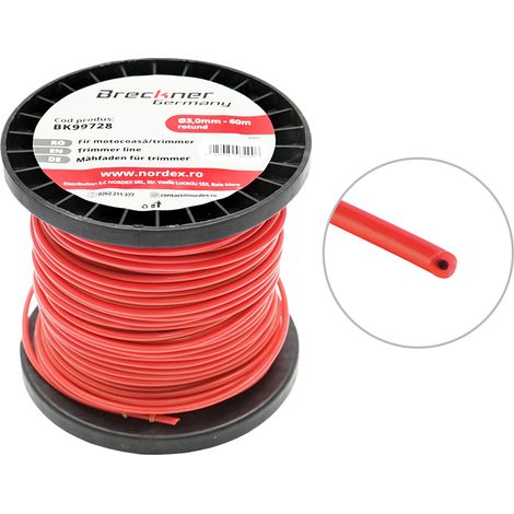 Filo per decespugliatore tondo, 3,0 mm x 60 m Breckner Germany (1/4)