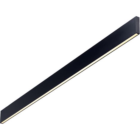 Applique Moderna Linus Alluminio Nero Led 32W 3000K Luce Calda (1/3)