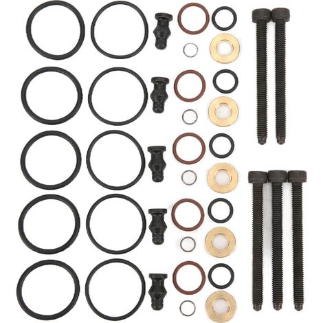 Kit de joints d'injecteurs de carburant avec 5 boulons 038198051B - Remplacement pour 2.5TDI R5 128kw 174hp 2003-2010