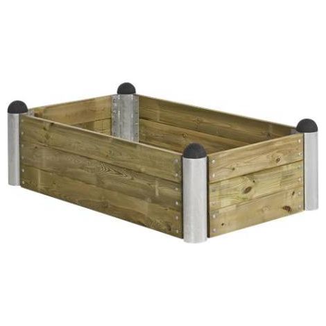 Plus Hochbeet Pipe 8 140 x 80 x 36 cm Hochbeete aus Holz (1/3)