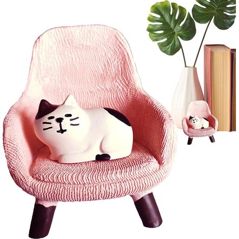 Handgefertigte Katzen Deko Figuren Premium Resin Tier