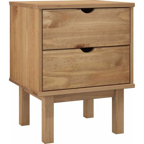 Maison Exclusive - Comodino OTTA 45x39x57 cm in Legno Massello di Pino (1/5)