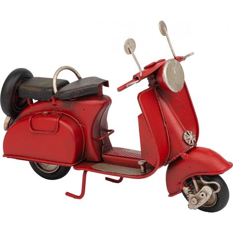 Moto de metal roja 17x7x11 (1/5)