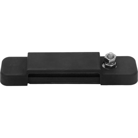 Bloc de distribution d'alimentation à 12 bornes avec couvercle universel pour voiture, bateau, panneaux solaires, noir (1/5)