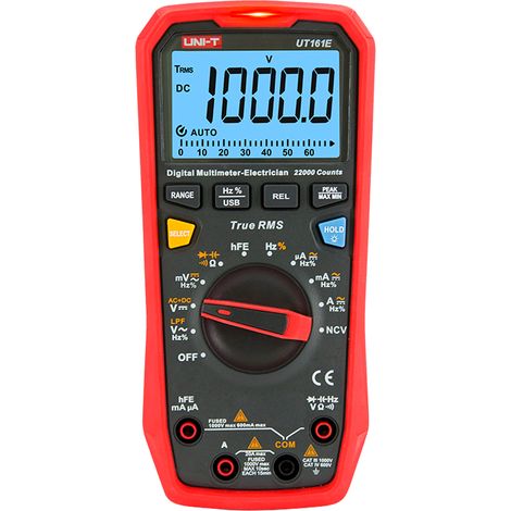 UT161D TRUE RMS MULTIMÈTRE NUMÉRIQUE 1000 V ESCO