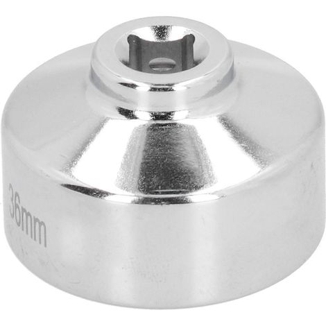 Clé à douille 6 pans de 36 mm en acier inoxydable robuste pour le démontage du filtre à huile