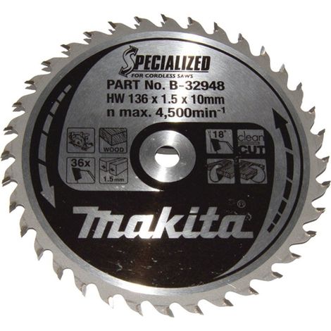 Makita Sägeblatt SPECIALIZED 136x10x36Z (1/2)