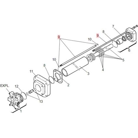 faac pièce détachée tube alimentation et tendeurs 422 ped 63003293 (1/3)