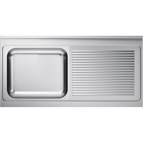 Plonge Evier Inox Professionnelle Gamme 700 - L 1400 mm - Combisteel (1/4)