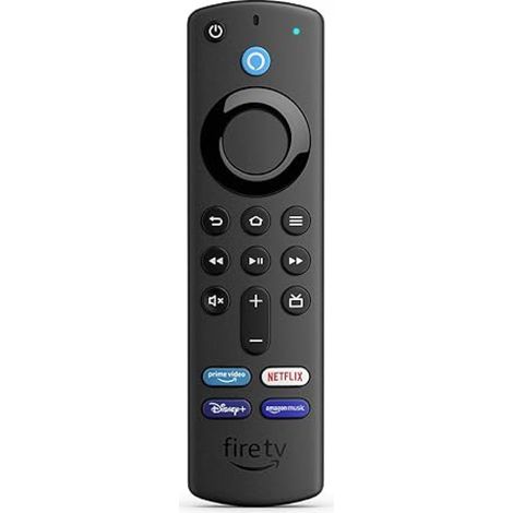 Télécommande vocale Alexa (3e génération) pour Fire TV, avec boutons de commande TV, appareil Fire TV compatible requis, modèle 2021 (1/5)