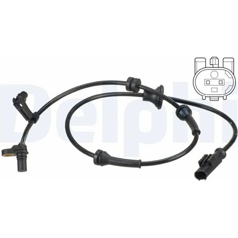 Capteur, vitesse de roue Delphi Technologies SS20587 CITROËN 895440H020