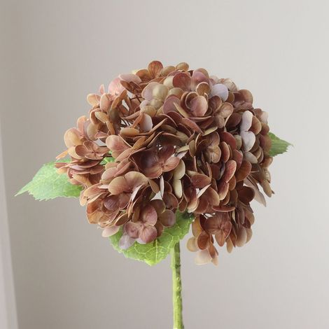 Bouquet Artificiel - Boule Florale Brodée 22 cm - Décoration Mariage et Événement - 52 cm de Longueur Totale - 1 Pièce (1/3)